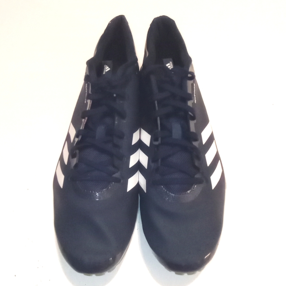 Adidas Sprintstart Running Track Men's Spikes Shoes Navy Blue Teal Size 13 - Picture 2 of 12
